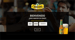 Desktop Screenshot of cristal.cl